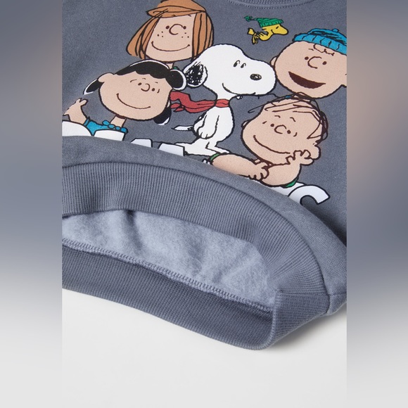 Zara baby Snoopy Peanut set - 2 pieces sweatshirt & sweatpants NWT - Picture 2 of 3